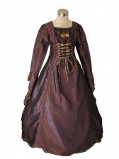 Girl's Deluxe Medieval Tudor Costume Age 10 - 12 Years Image